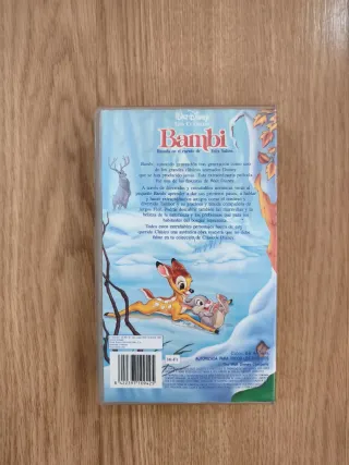 Película VHS Bambi Disney Los Clásicos año 1993