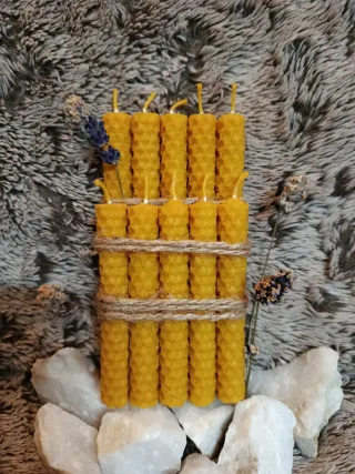 Pack / Lote Velas cera de abeja 100% natural eco