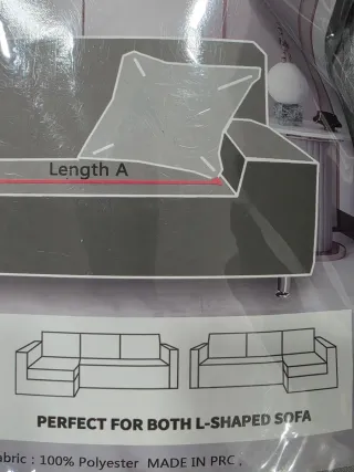 Capa Sofá Acolchoada 3 Lugares + 1 Chaise