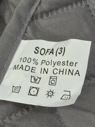 Capa Sofá Acolchoada 3 Lugares + 1 Chaise