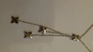 Collar Triple X Kiss Tiffany & Co. Plata 925.