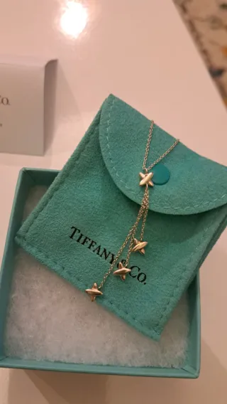 Collar Triple X Kiss Tiffany & Co. Plata 925.