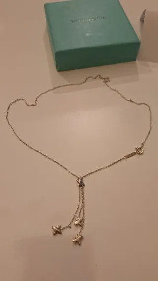 Collar Triple X Kiss Tiffany & Co. Plata 925.