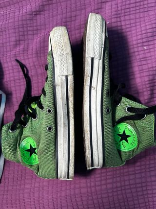 Zapatillas Converse Altas Verdes