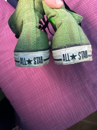 Zapatillas Converse Altas Verdes
