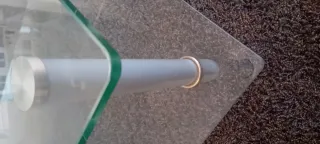 Mesa de cristal moderna