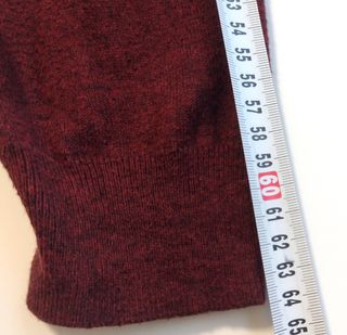 Jersey Pedro del Hierro M Burdeos Algodón Seda