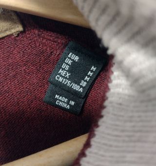 Jersey Pedro del Hierro M Burdeos Algodón Seda