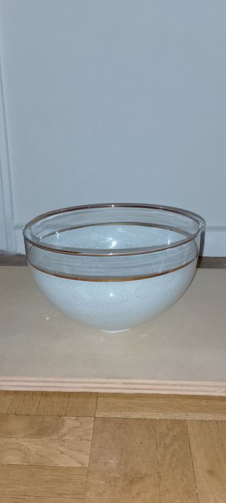 Tulipa cristal lampara 17,5 cm diam, 12 cm alto