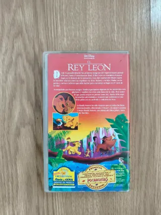 Película VHS El Rey León (Español) año 1994