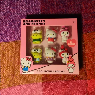 Set Gomas Borrar Hello Kitty y Amigos