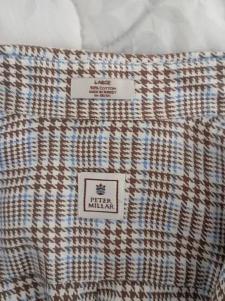 Camisa manga larga Peter Millar cuadros