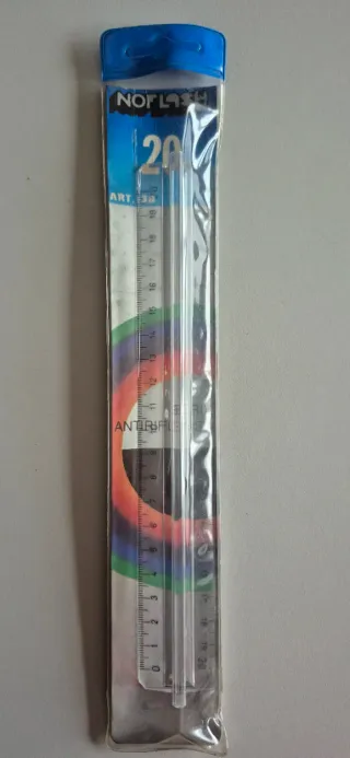 Righello Noflash 20 cm trasparente