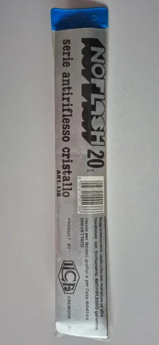 Righello Noflash 20 cm trasparente