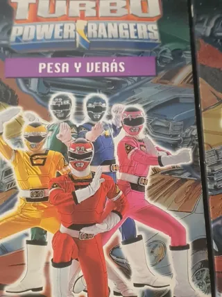 Películas VHS Power Rangers Turbo (Español)