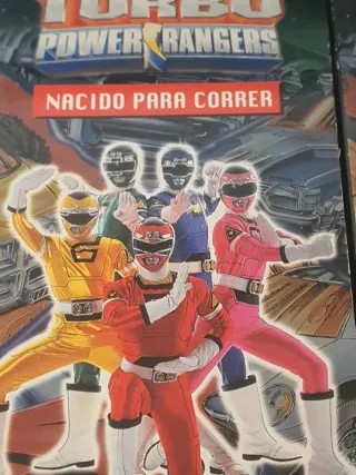 Películas VHS Power Rangers Turbo (Español)