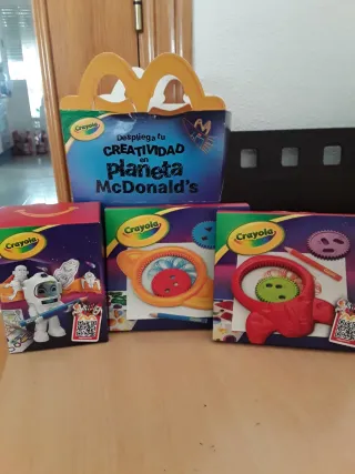 Juguetes Crayola McDonald's Happy Meal