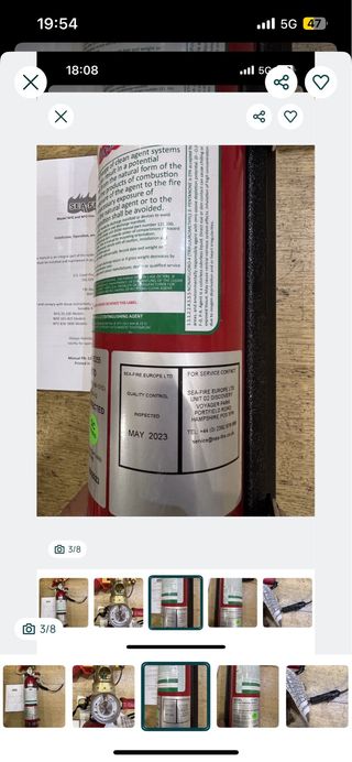 Extintor Sea-Fire NFG Novo