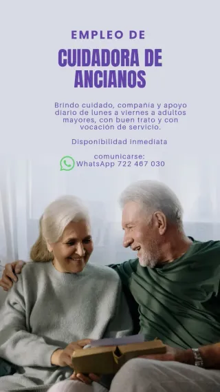 Cuidadora de ancianos