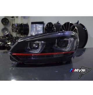 Faros delanteros Led Volkswagen Golf VI 6 Red edit