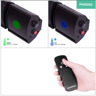 Riscaldatore infrarossi 2000W VONROC