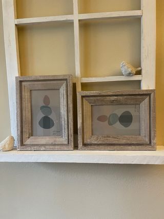 Set 2 bellissime Cornici in  Legno Nuove