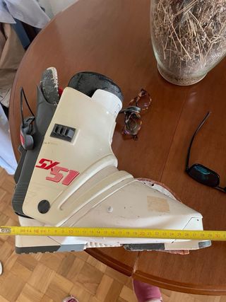 Botas de esquí Salomon blancas y rojas