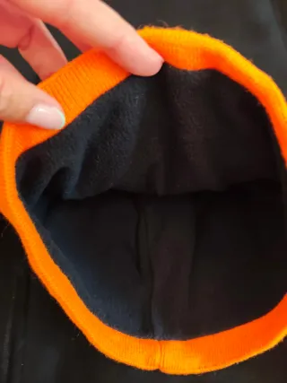 Gorro Rossignol Naranja y Blanco