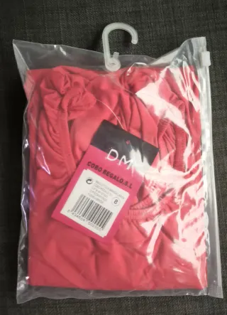 Bodi DM rojo talla 8 de niña/o