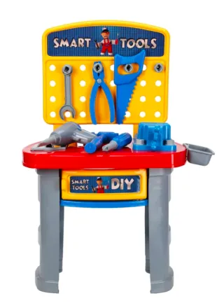 Banco de herramientas para niños