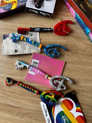 Lote 10 Llaves Disney Store Colección