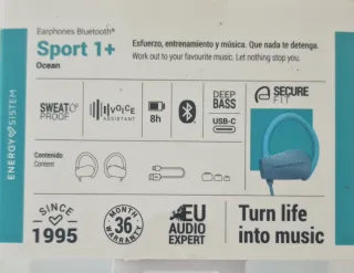 Auriculares Sport Bluetooth Azul