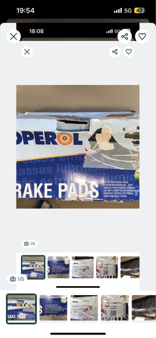 Jogo Pastilhas Travão Coperol Volvo