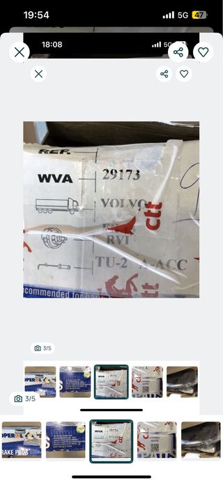 Jogo Pastilhas Travão Coperol Volvo