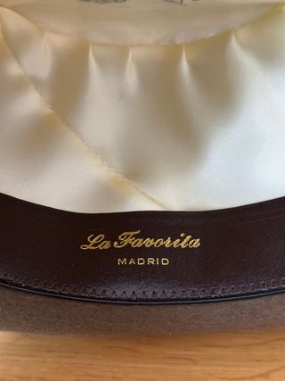 Sombrero La Favorita Madrid Talla 56