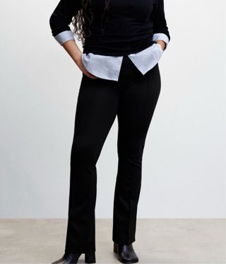 Pantalones acampanados Mango Talla M