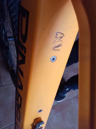 Bicicleta Pinarello Naranja