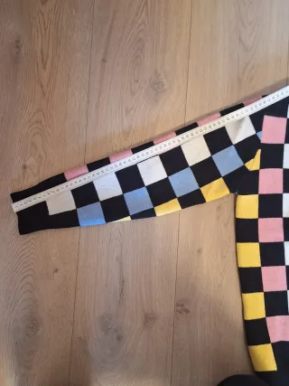 Jersey Kling Cuadros Multicolor Talla S muy amplia