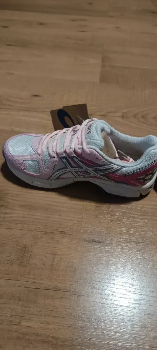 Zapatillas Asics Niña Rosa y Blanca