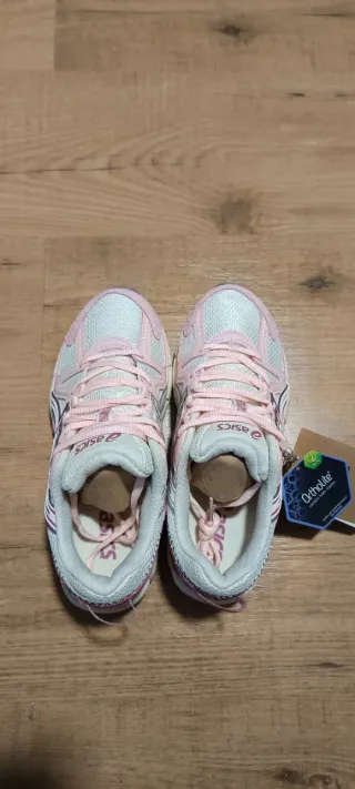 Zapatillas Asics Niña Rosa y Blanca