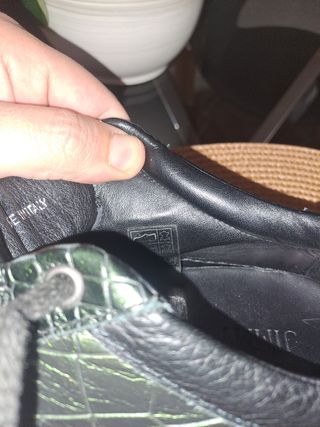 Sneakers Jimmy Choo Pelle Nera Coccodrillo