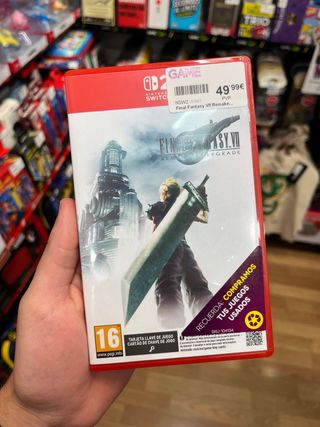 Final Fantasy VII Remake Intergrade Switch