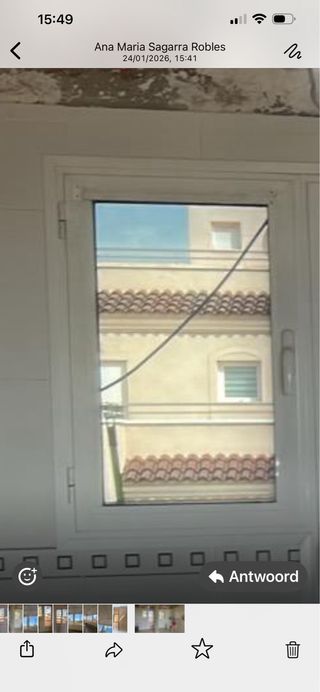 Ventana aluminio Alto 1.05 m Ancho0,64 m