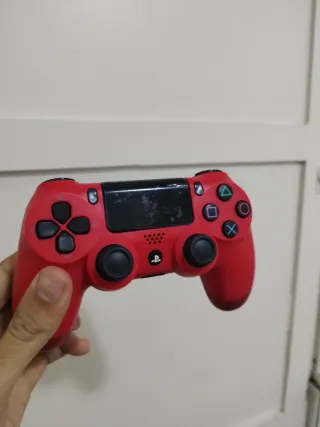 MANDO DE PS4 ROJO