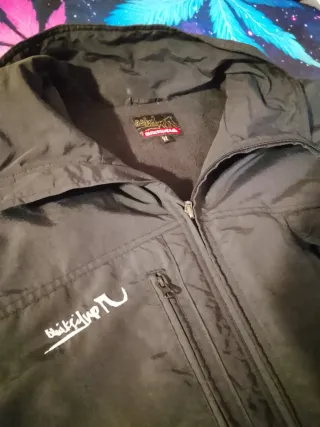 Chaqueta Quiksilver Talla XXL Negra Abrigo