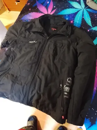 Chaqueta Quiksilver Talla XXL Negra Abrigo
