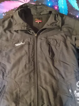 Chaqueta Quiksilver Talla XXL Negra Abrigo