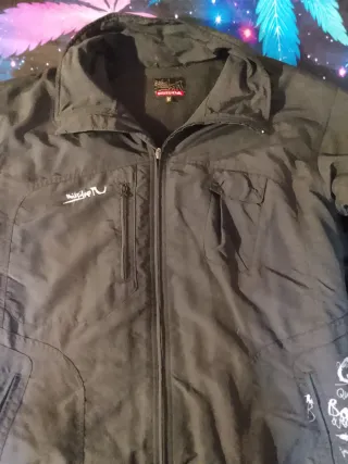 Chaqueta Quiksilver Talla XXL Negra Abrigo