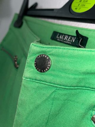 Pantalón Ralph Lauren Verde Talla S