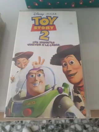 Película VHS Toy Story y Toy Story 2